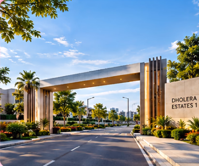 Illustrative residential setting for Dholera Estates 1