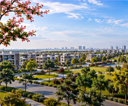 Illustrative residential setting for Dholera Estates 3